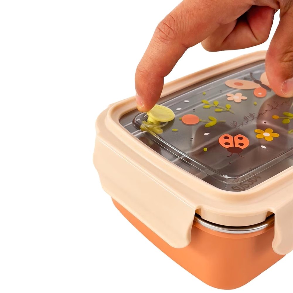 Lunch box en acier Butterfly Miniland