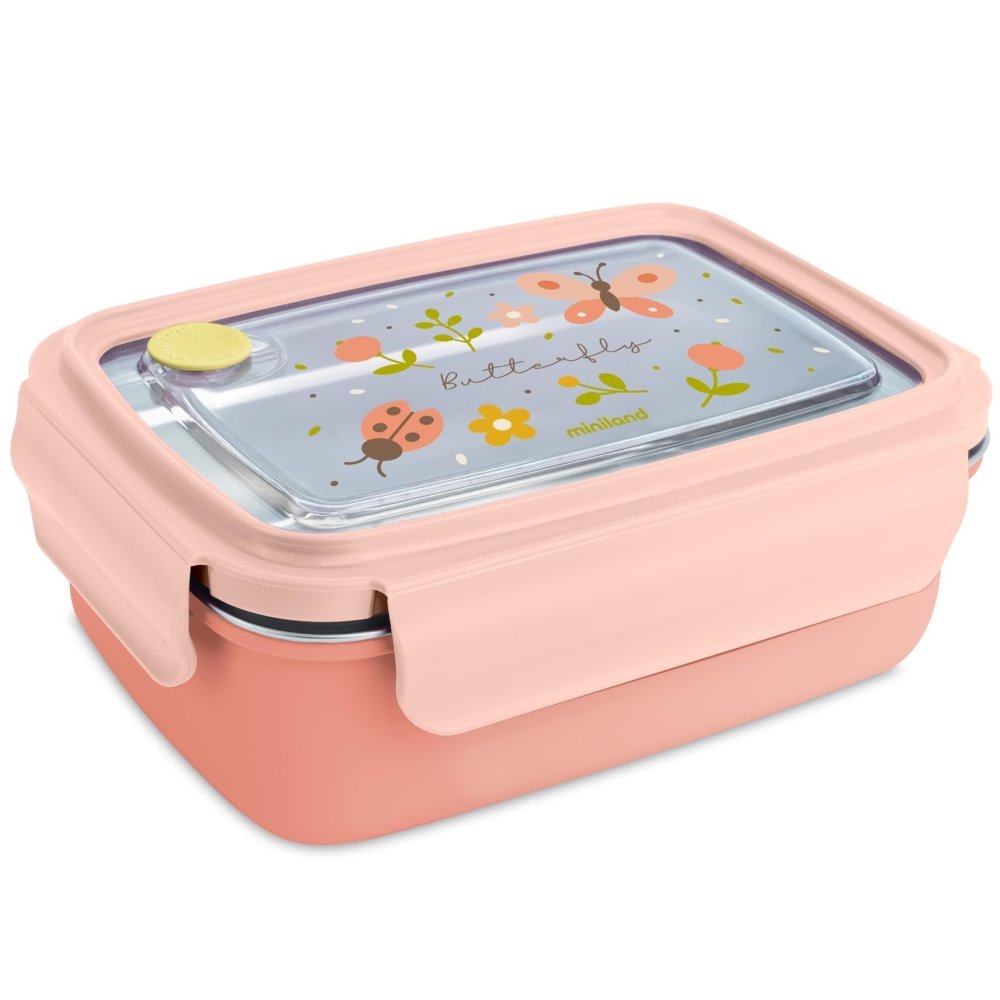 Lunch box en acier Butterfly Miniland