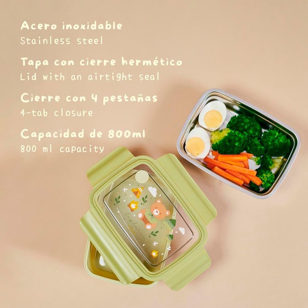 Lunch box en acier Explorer Miniland