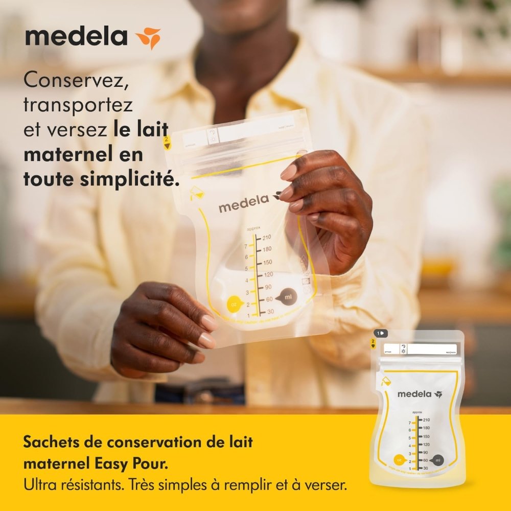 Sachets de conservation du lait maternel 100unités Medela