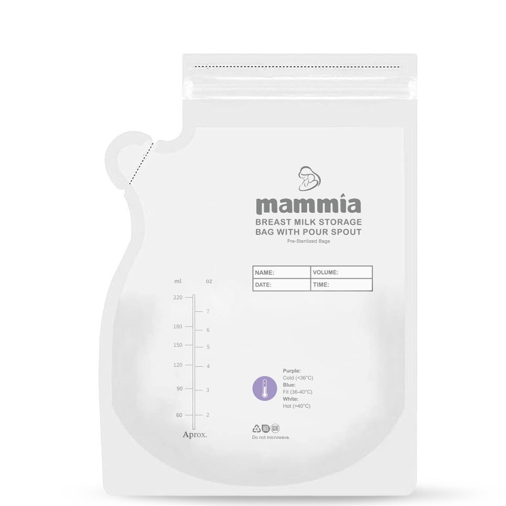 Sachets de conservation du lait maternel 25unités Mammia