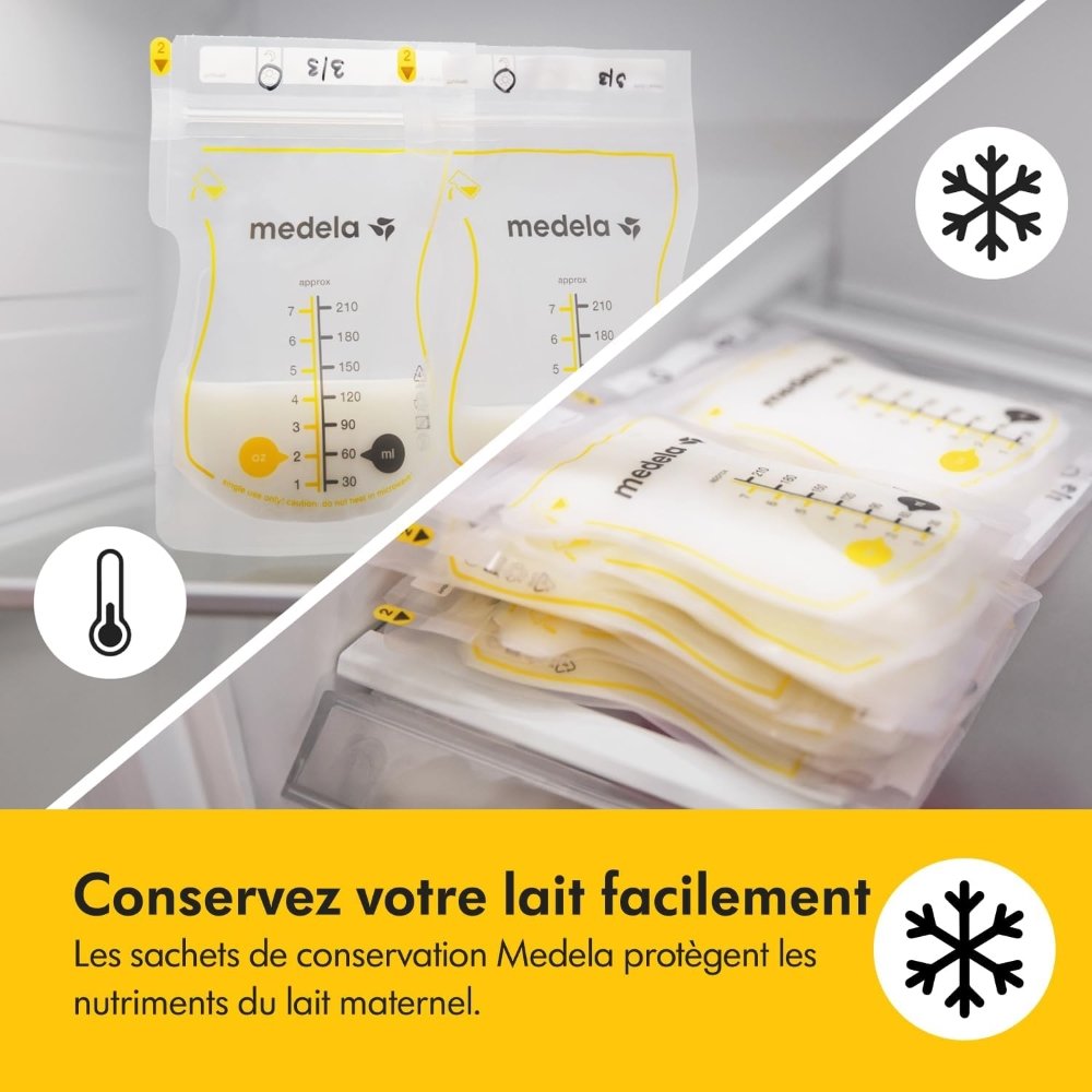 Sachets de conservation du lait maternel 50unités Medela