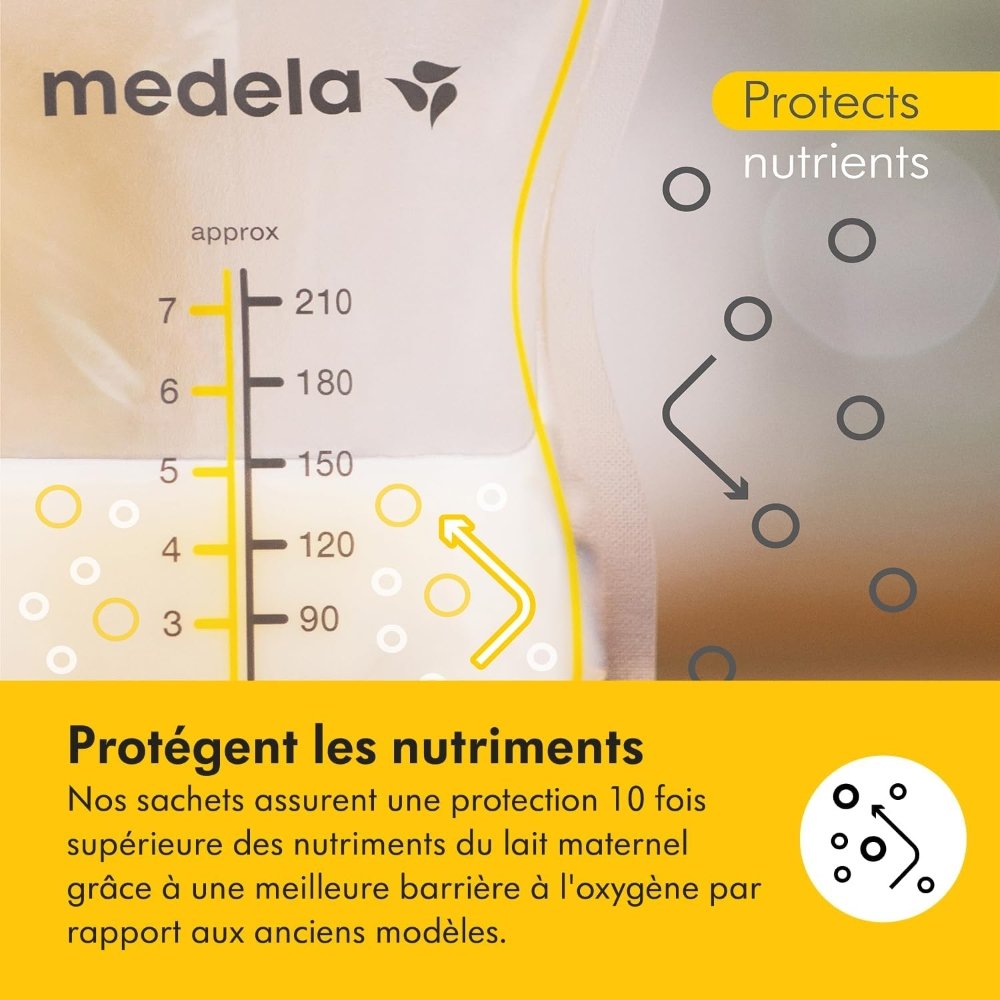 Sachets de conservation du lait maternel 50unités Medela
