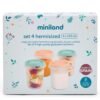 set-de-4-pots-de-conservation-250ml-multicouleur-miniland-7 Set de 4 pots de conservation 250ml Multicouleur Miniland