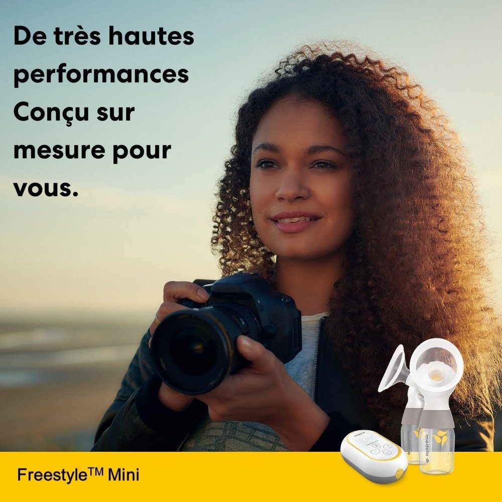 Tire-lait électrique double rechargeable Freestyle mini Medela