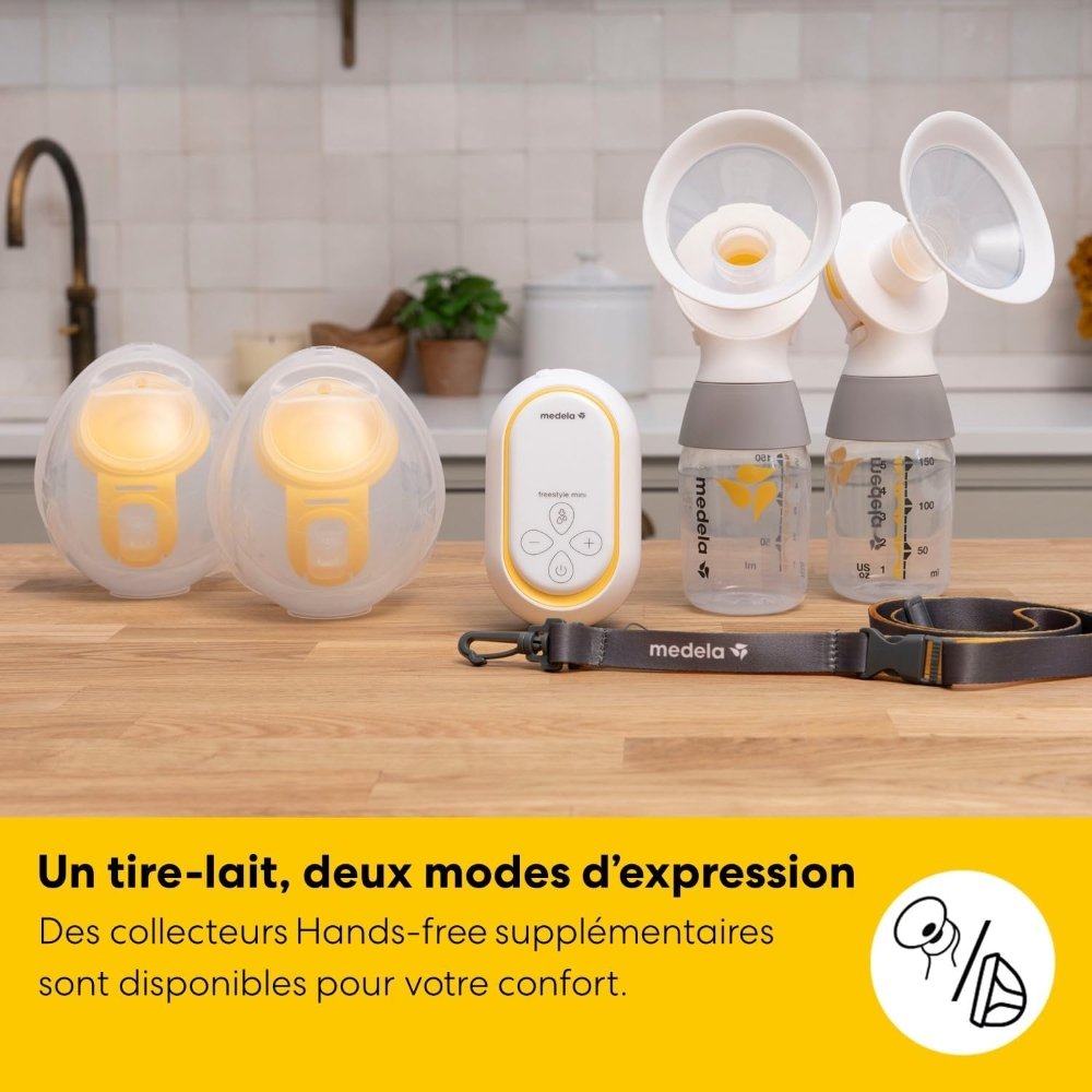 Tire-lait électrique double rechargeable Freestyle mini Medela