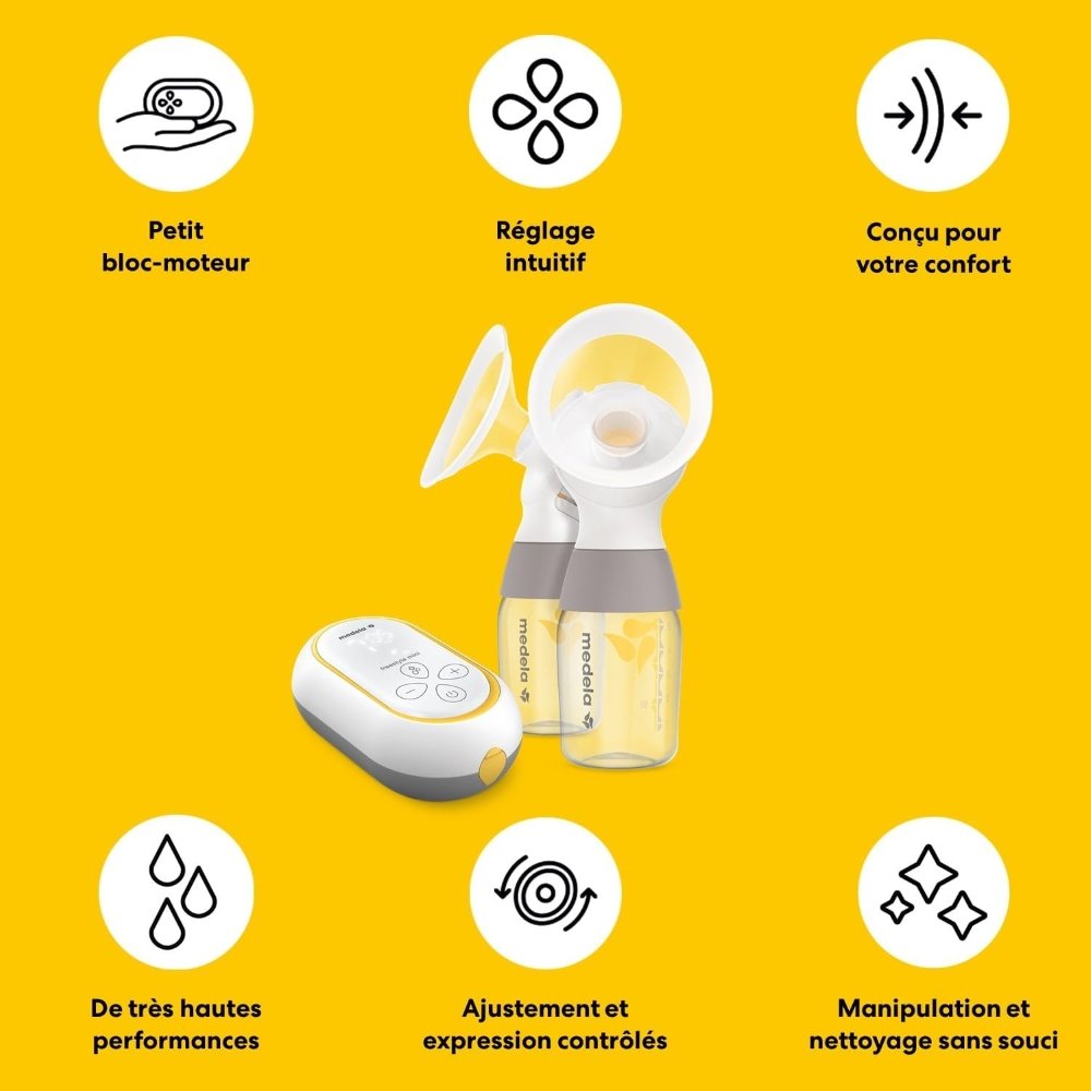 Tire-lait électrique double rechargeable Freestyle mini Medela