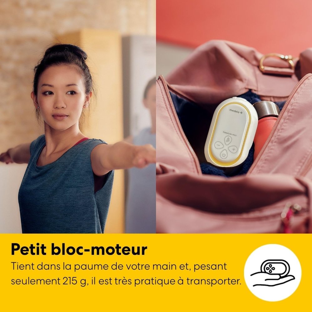 Tire-lait électrique double rechargeable Freestyle mini Medela