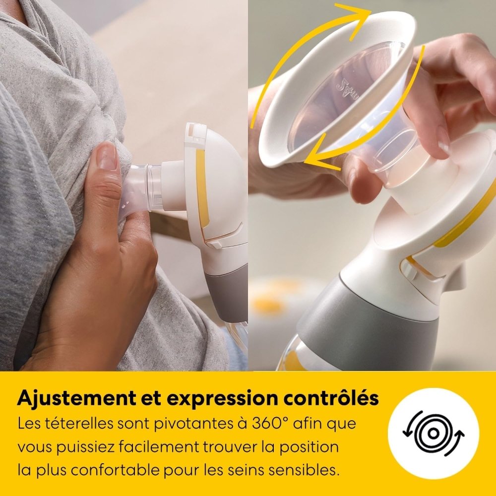 Tire-lait électrique double rechargeable Freestyle mini Medela