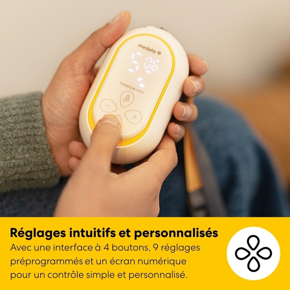 Tire-lait électrique double rechargeable Freestyle mini Medela