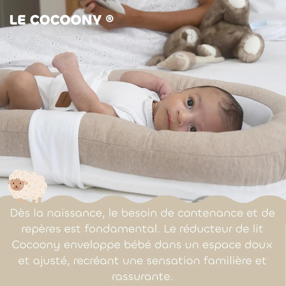 Réducteur de lit Cocoony beige Béaba
