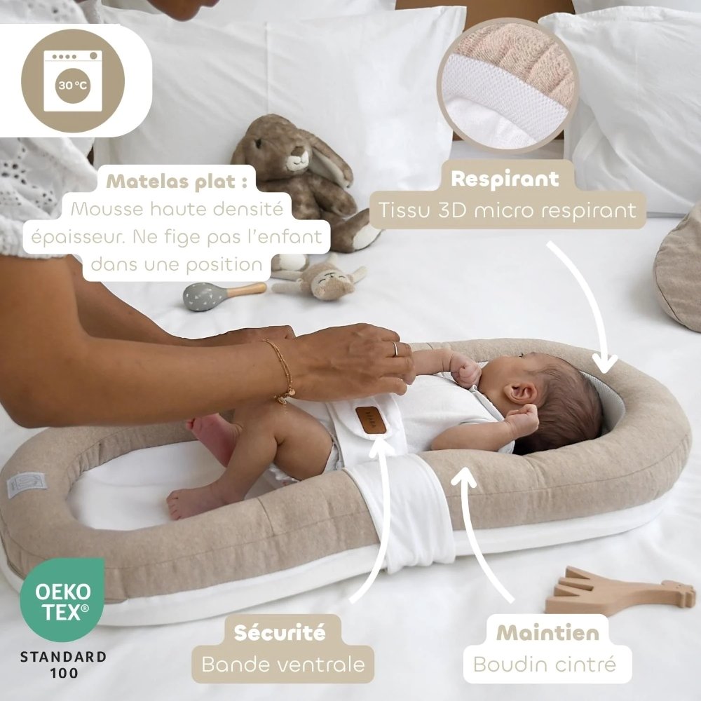 Réducteur de lit Cocoony beige Béaba
